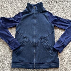 Ivivva Full Zip Sweater/jacket, dark blue, size 8